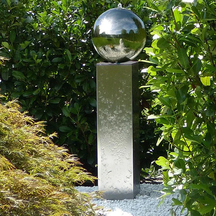 Edelstahl Gartenbrunnen Frankfurt