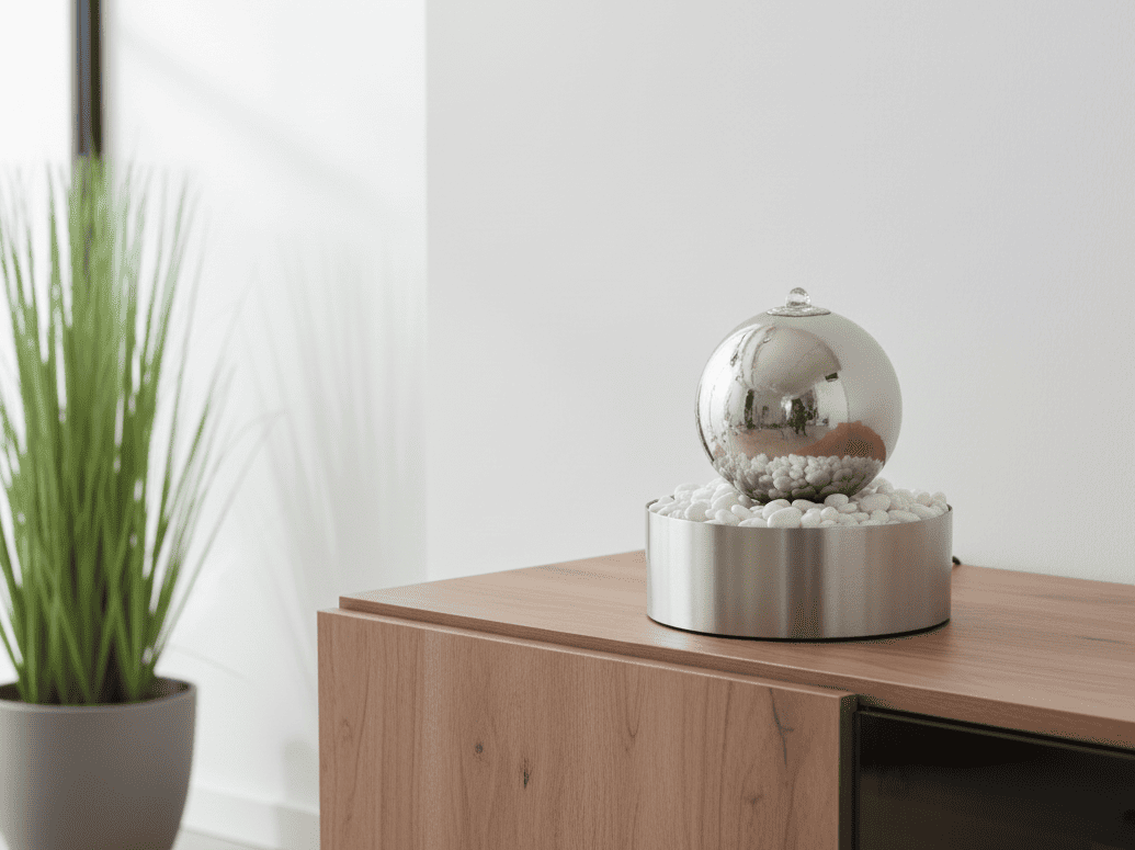 Edelstahl Tischbrunnen